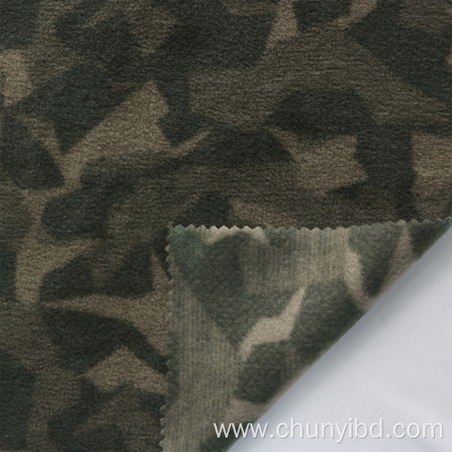 Recycled 100%Polyester Soft Handfeeling Disruptive Pattern Aop Polar Fleece Fabric for Garments Military Suits